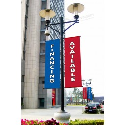 Fábrica atacado personalizado alta qualidade street pole banners
