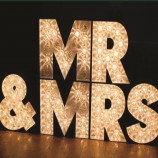 Led lichtgevende leeter woord lichten alfabet letters
