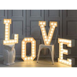 Led palabra luminosa Leeter enciende letras del alfabeto