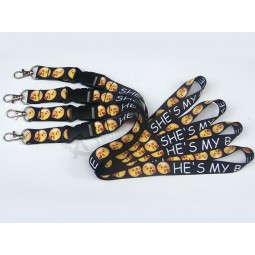 Cordini breakaway in poliestere personalizzati personalizzati con collo di alta qualità per porta badge