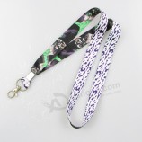 Op maat gemaakte riem fashion polyester nek gepersonaliseerde lanyard oem fabrikant voor badge houders