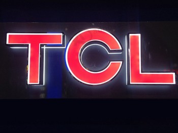 Im Freien Storefront Kopf hintergrundbeleuchtetes Edelstahl führte Buchstaben im Freien geführtes digitales Zeichenbrett leuchtend