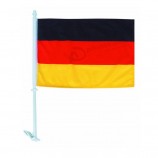 Großhandels kundengebundene Art und Weise cf003 Autofenster-Flaggengroßverkauf