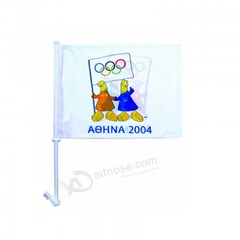 Cheap Wholesale Promotional CF019 Car Window Car Flag with your logo