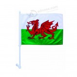 Drapeau de voiture de fenêtre de polyester de haute qualité cf032