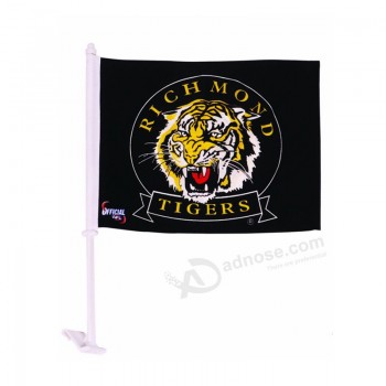 Cheap factory supply CF043 polyester hanging window custom car flag with your logo