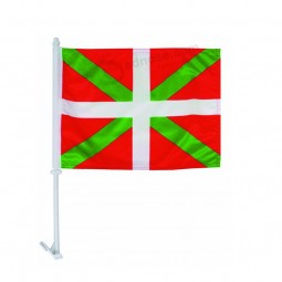 Bandera de encargo barata del coche de la ventana colgante del poliéster de la fuente de la fábrica cf023