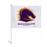 Bandera de encargo del coche de la ventana colgante del poliéster de la fuente de la fábrica barata cf035