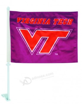 Custom CF050 Polyester Window Car Flag with high quality and any size