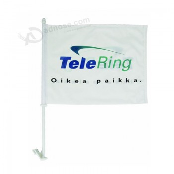 Custom CF048 Polyester Window Car Flag with high quality and any size