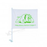 Benutzerdefinierte billige cf059 polyester autofenster flagge.