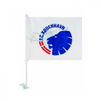 Cheap factory supply CF062 polyester window car flag with your logo