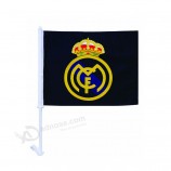 Cheap factory supply CF092 polyester hanging window custom car flag with your logo