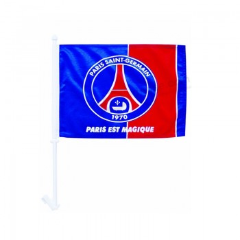 Cheap factory supply CF091 polyester window car flag with your logo