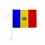 Drapeau de voiture de fenêtre de polyester cf079 de haute qualité