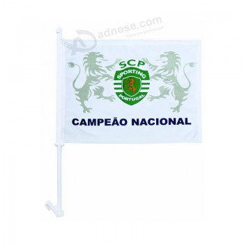 Custom cheap CF075 polyester car window flag with your logo