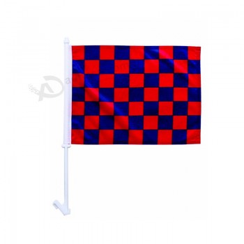 Cheap factory supply CF124 polyester window car flag with your logo