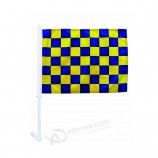 Benutzerdefinierte billige cf125 polyester autofenster flagge.