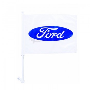 Cheap CF121 Polyester Car Window Flag with your logo