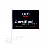 Heißer verkauf werbe cf140 autofenster flagge