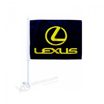 Cheap CF129 Polyester Car Window Flag with your logo