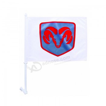 Bandera de encargo del coche de la ventana colgante del poliéster de la fuente de la fábrica cf130 barata