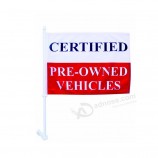Drapeau de voiture de fenêtre de polyester cf136 de haute qualité