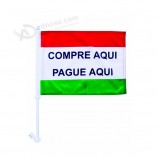 Cheap factory supply CF149 polyester window car flag with your logo