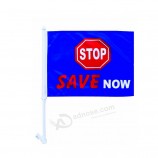 Cheap CF146 Polyester Car Window Flag with your logo