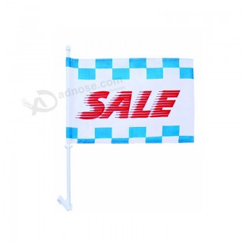 Wholesale Customized Cheap factory supply CF155 polyester hanging window custom car flag