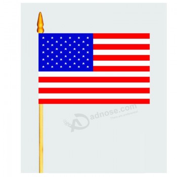 высокое качество hf003 полиэстер рука флаг