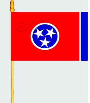 Custom cheap HF008 polyester Hand flag with high quality and any size