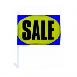 Wholesale Customized Cheap factory supply CF157 polyester window car flag with your logo