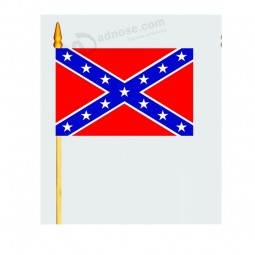 Benutzerdefinierte billige hf001 Polyester Hand Flagge.