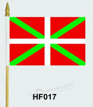 Custom HF017 Polyester Hand flag with high quality and any size