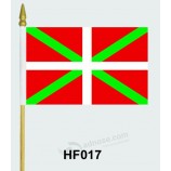 Hochwertige hf017 Polyester Handflagge
