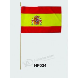 Wholesale Customized  hand flag with hand flag pole with high quality and any size