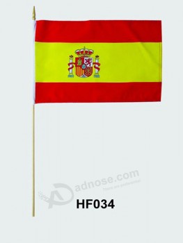 Wholesale Customized  hand flag with hand flag pole with high quality and any size