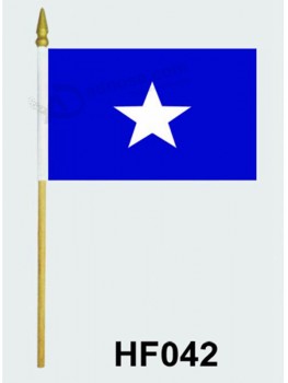 Wholesale customized Cheap custom polyester hand flag signals wholesale with high quality and any size