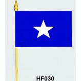 Bandera de la mano del poliester hf030 barato