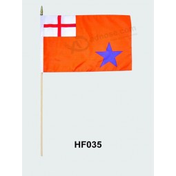 High Quality HF035 Polyester Hand flag
