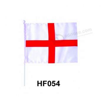 Custom size national hand flag for promotion with high quality and any size