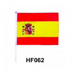 Banderas de mano de país de tamaño pequeño personalizado