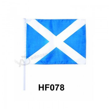 Wholesale customized Cheap wholesale mini promotional polyester hand waving flags