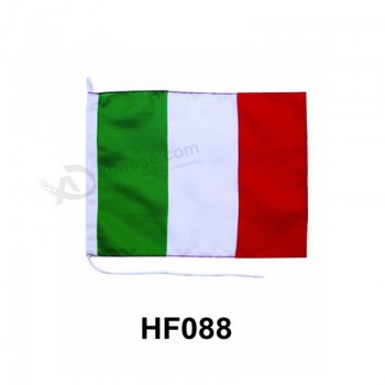 Wholesale customized Popular colorful advertising natinal hand flag with high quality and any size