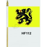 Großhandelskundengebundene kleine Polyester-Handflaggen der Porzellanfabrikgroßhandel
