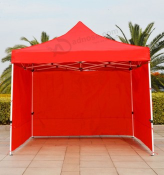 Portable outdoor folding shelter tent with side walls