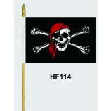 2017 Wholesale Customized best sale hand waving flag for kids