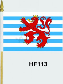 Wholesale customized Wooden hold custom printing hand flag for sale with high quality and any size