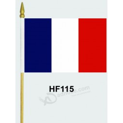 Vente en gros personnalisé agitant le drapeau de la main promotionnelle